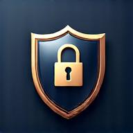 Privacy policy shield icon